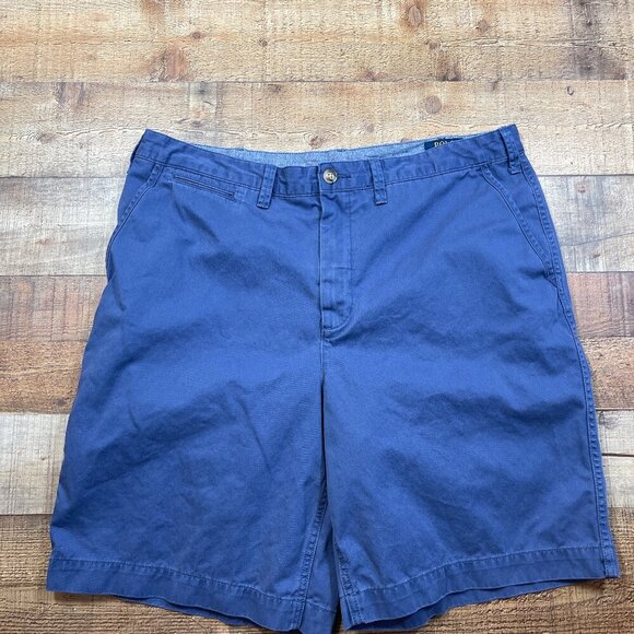 Men's Polo Blue Relaxed Fit Shorts size 38 - Picture 5 of 5